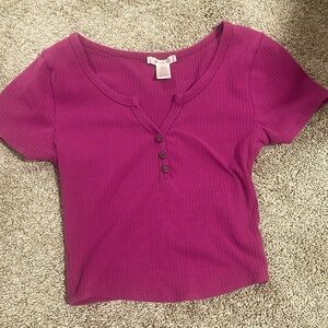 Top,shirt magenta color